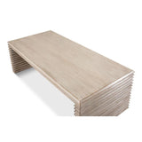 Stacked Cocktail Coffee Table Stone Grey Coffee Tables LOOMLAN By Sarreid