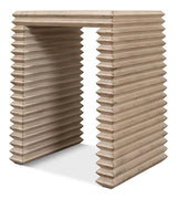 Stacked Side Table Stone Grey Side Tables LOOMLAN By Sarreid