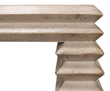 Stacked Side Table Stone Grey Side Tables LOOMLAN By Sarreid