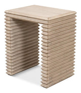 Stacked Side Table Stone Grey Side Tables LOOMLAN By Sarreid