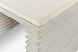 Stacked Stool Antique White Side Tables LOOMLAN By Sarreid