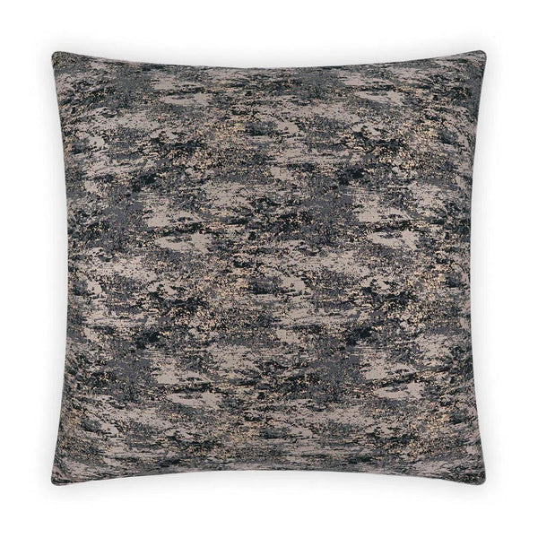 Stardust Black Throw Pillow With Insert Throw Pillows LOOMLAN By D.V. Kap