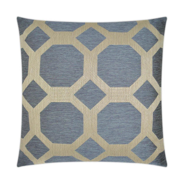 Statler Baltic Grey Throw Pillow With Insert Throw Pillows LOOMLAN By D.V. Kap