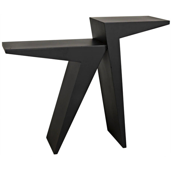 Steam Console, Black Steel Console Tables LOOMLAN By Noir