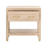 Stella 1-Drawer Nightstand Nightstands LOOMLAN By Essentials For Living