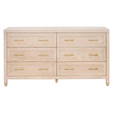 Stella 6-Drawer Double Dresser Dressers LOOMLAN By Essentials For Living