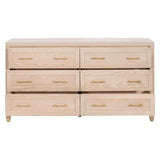 Stella 6-Drawer Double Dresser Dressers LOOMLAN By Essentials For Living