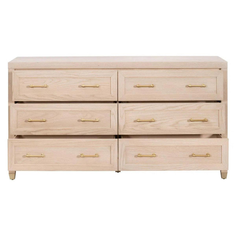 Stella 6-Drawer Double Dresser Dressers LOOMLAN By Essentials For Living