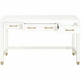 Stella Desk With Drawers White Home Office Desks LOOMLAN By Essentials For Living