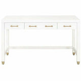 Stella Desk With Drawers White Home Office Desks LOOMLAN By Essentials For Living