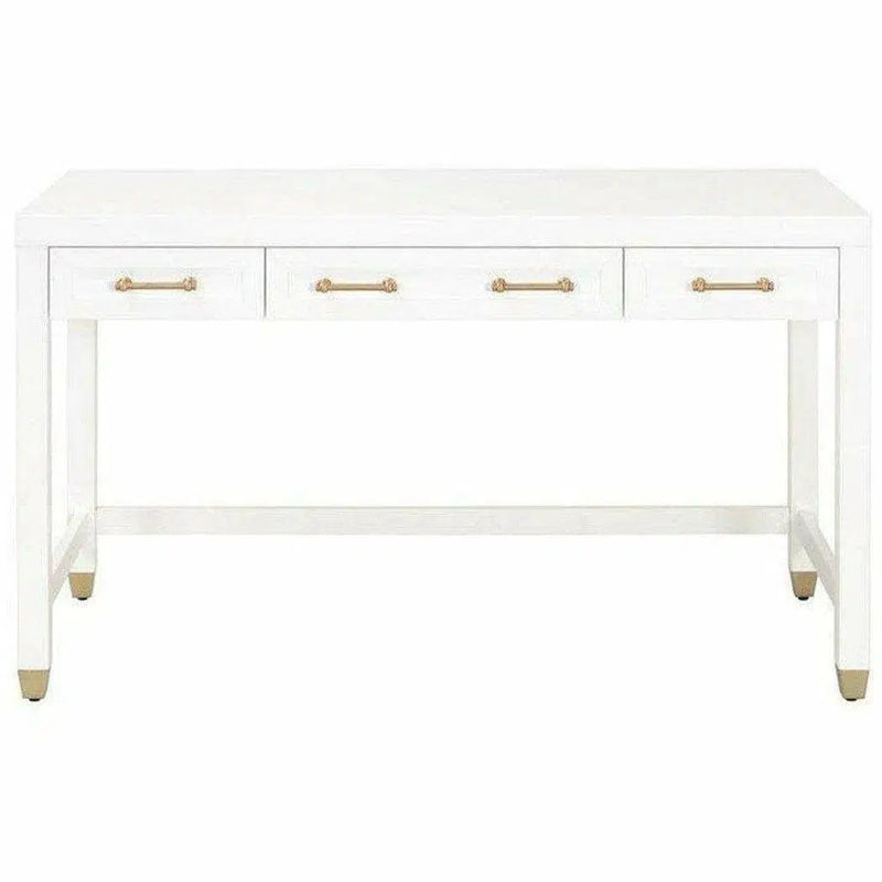 Stella Desk With Drawers White Home Office Desks LOOMLAN By Essentials For Living