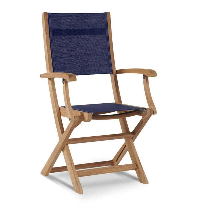 Stella Teak Outdoor Folding Armchair Outdoor Dining Chairs LOOMLAN By HiTeak