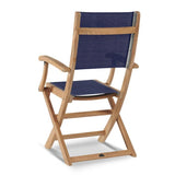 Stella Teak Outdoor Folding Armchair Outdoor Dining Chairs LOOMLAN By HiTeak