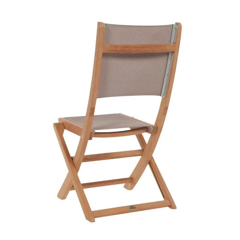 Stella Teak Outdoor Folding Chair Outdoor Dining Chairs LOOMLAN By HiTeak