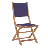 Stella Teak Outdoor Folding Chair Outdoor Dining Chairs LOOMLAN By HiTeak