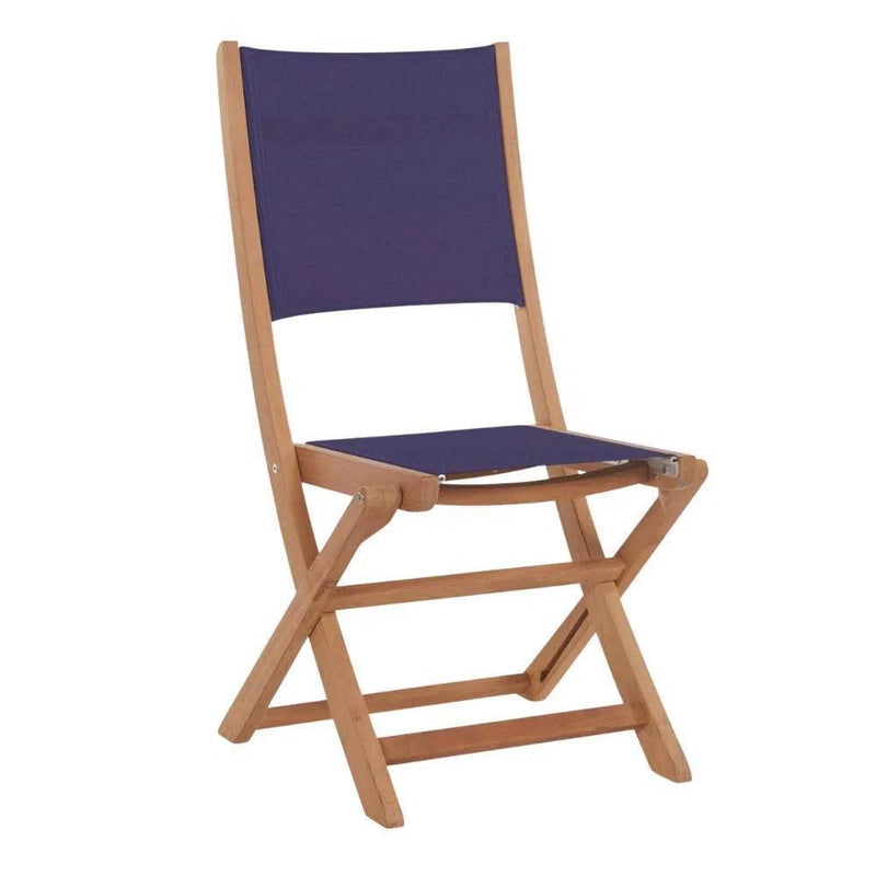 Stella Teak Outdoor Folding Chair Outdoor Dining Chairs LOOMLAN By HiTeak