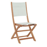 Stella Teak Outdoor Folding Chair Outdoor Dining Chairs LOOMLAN By HiTeak