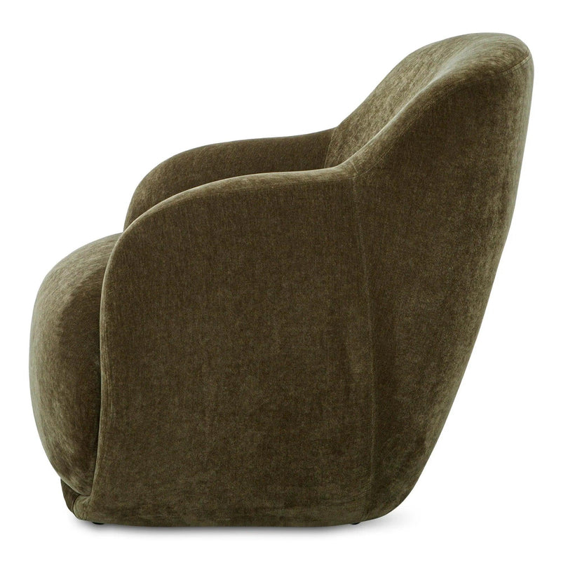 Stevie Polyester Upholstered Lounge Armchair Lounge Chairs LOOMLAN By Moe's Home