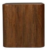 Stewart Natural Wood Square Side Table Side Tables LOOMLAN By Sarreid