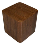 Stewart Natural Wood Square Side Table Side Tables LOOMLAN By Sarreid