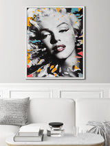 Stir Artwork Framed Canvas With Floating Frame Artwork LOOMLAN By LOOMLAN