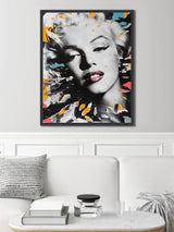 Stir Artwork Framed Canvas With Floating Frame Artwork LOOMLAN By LOOMLAN