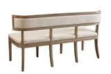 Stonebridge Three Seat Banquette Dining Benches LOOMLAN By Furniture Classics