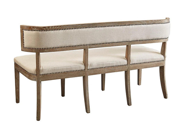 Stonebridge Three Seat Banquette Dining Benches LOOMLAN By Furniture Classics