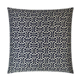 Stoneking Navy Blue Throw Pillow With Insert Throw Pillows LOOMLAN By D.V. Kap