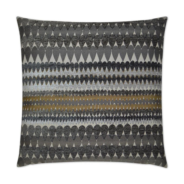 Stormy Grey Throw Pillow With Insert Throw Pillows LOOMLAN By D.V. Kap