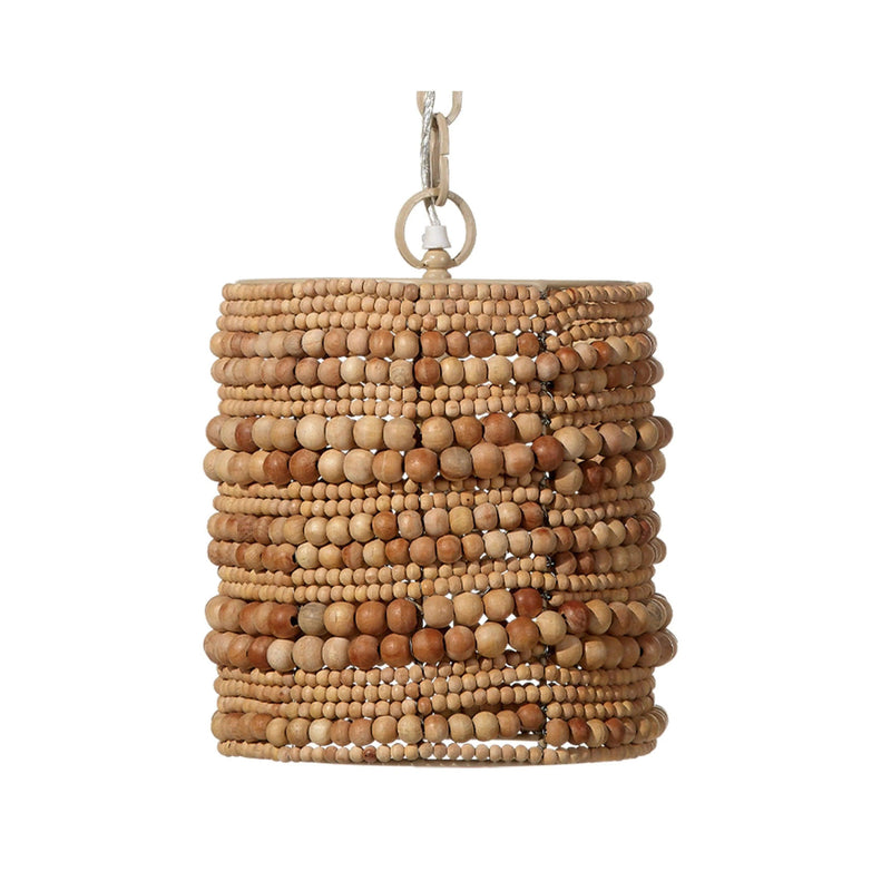 Strand Wood Beaded Pendant