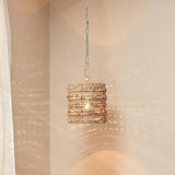 Strand Wood Beaded Pendant