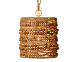 Strand Wood Beaded Pendant