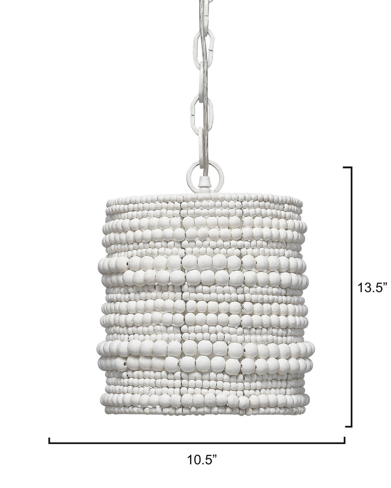 Strand Pendant - White Pendants LOOMLAN By Jamie Young