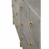 Strand Shagreen 6-Drawer Double Dresser Gray Shagreen Dressers LOOMLAN By Essentials For Living