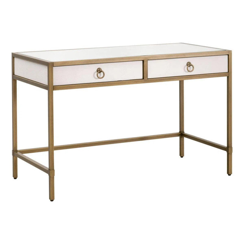 Strand Shagreen Desk Home Office Desks LOOMLAN By Essentials For Living