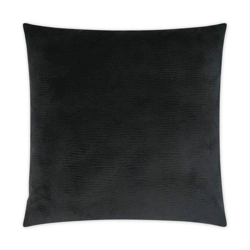 Stream Black Throw Pillow With Insert Throw Pillows LOOMLAN By D.V. Kap