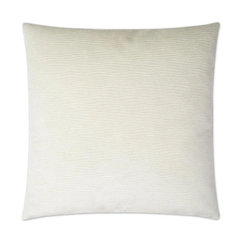 Stream Ivory Throw Pillow With Insert Throw Pillows LOOMLAN By D.V. Kap