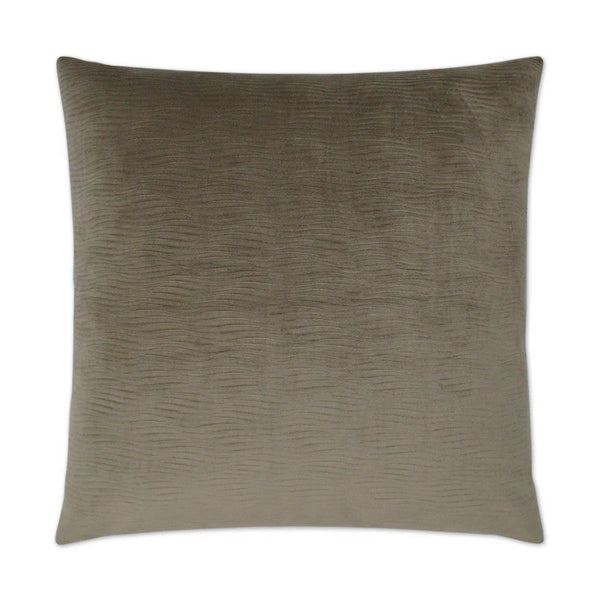 Stream Mushroom Brown Throw Pillow With Insert Throw Pillows LOOMLAN By D.V. Kap