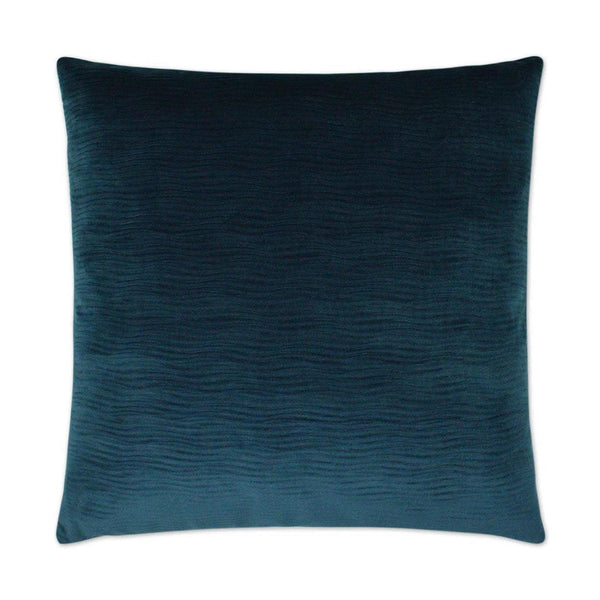 Stream Navy Blue Throw Pillow With Insert Throw Pillows LOOMLAN By D.V. Kap