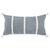 Stripe Lumbar Pillow For Chairs and Couch Anette Throw Pillows LOOMLAN By LOOMLAN