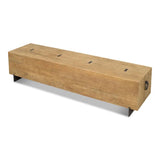 Stuben Bench for Entryway or Kitchen Bedroom Benches LOOMLAN By Sarreid