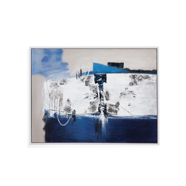 Sturt Blue Canvas Art Artwork LOOMLAN By Bassett Mirror