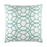 Suave Lagoon Green Throw Pillow With Insert Throw Pillows LOOMLAN By D.V. Kap