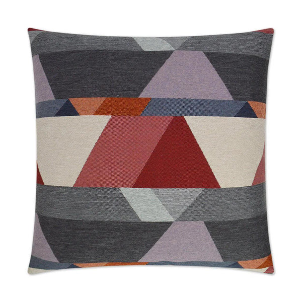 Subdued Prism Multi Color Throw Pillow With Insert Throw Pillows LOOMLAN By D.V. Kap