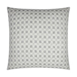 Suffolk Ivory Plaid Check Ivory Large Throw Pillow With Insert Throw Pillows LOOMLAN By D.V. Kap