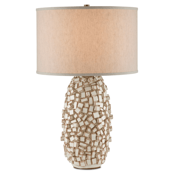 Sugar Cube Ivory Table Lamp Table Lamps LOOMLAN By Currey & Co