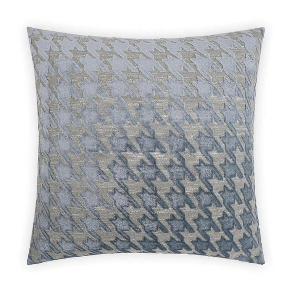 Suit Yourself Mist Blue Throw Pillow With Insert Throw Pillows LOOMLAN By D.V. Kap