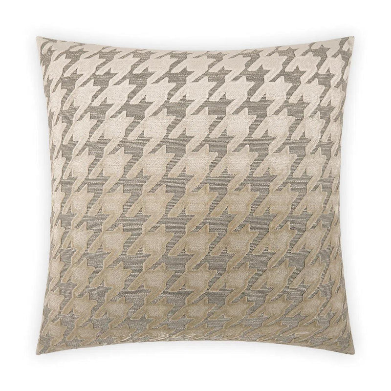 Suit Yourself Sand Brown Throw Pillow With Insert Throw Pillows LOOMLAN By D.V. Kap