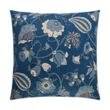 Sulawesi Blue Throw Pillow With Insert Throw Pillows LOOMLAN By D.V. Kap